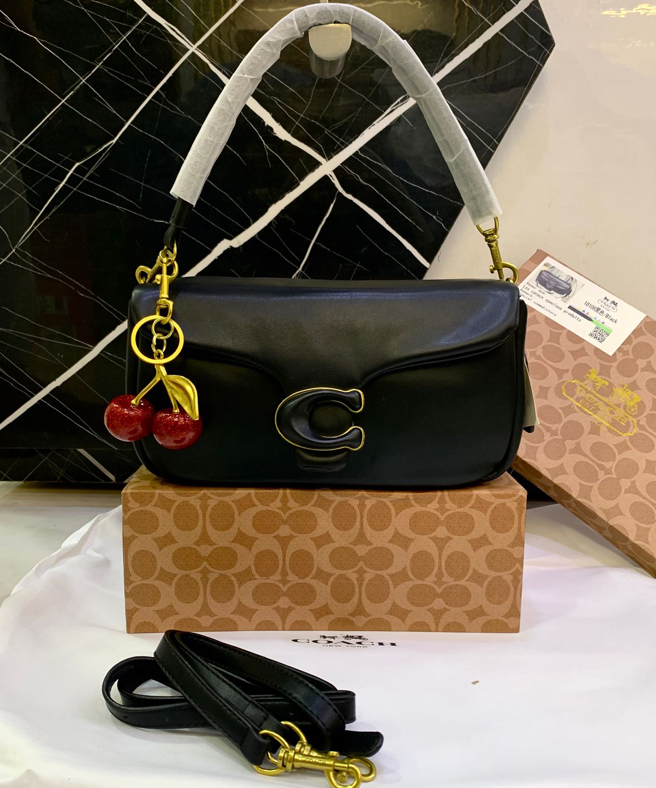 Luxury Brand Co-ach Pillow Tabby Shoulder Bag for Women