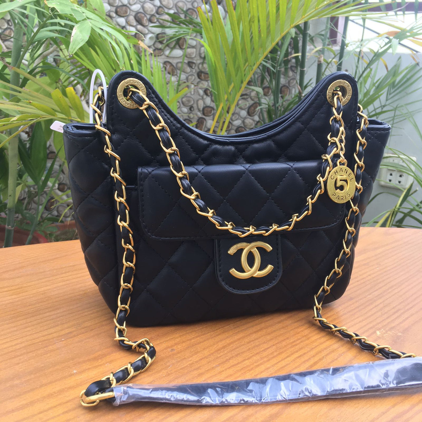 Famous Brand CC Cha-nel Small Hobo Shoulder Bag for Women