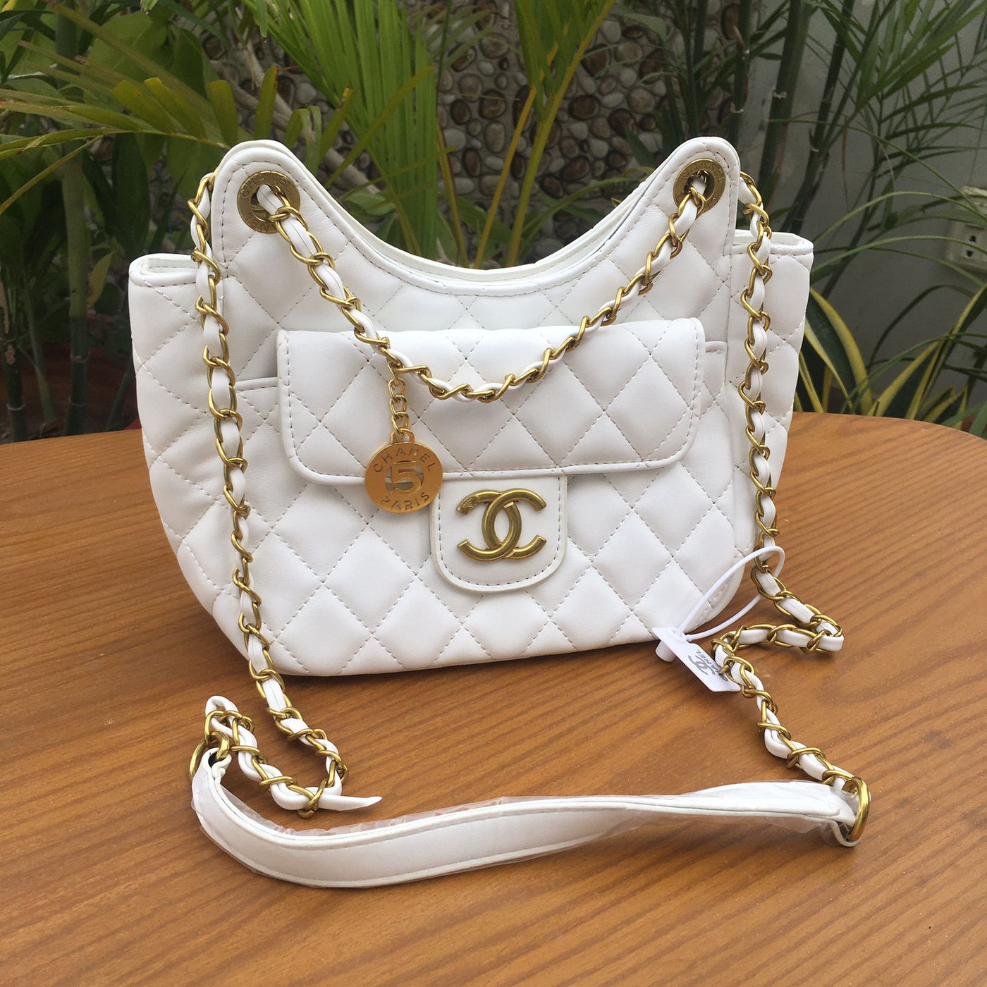 Famous Brand CC Cha-nel Small Hobo Shoulder Bag for Women