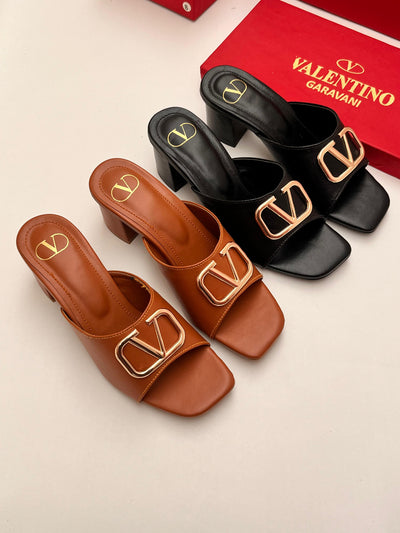 Fashion Brand V Valen-tino Garavani Block Heel for Women