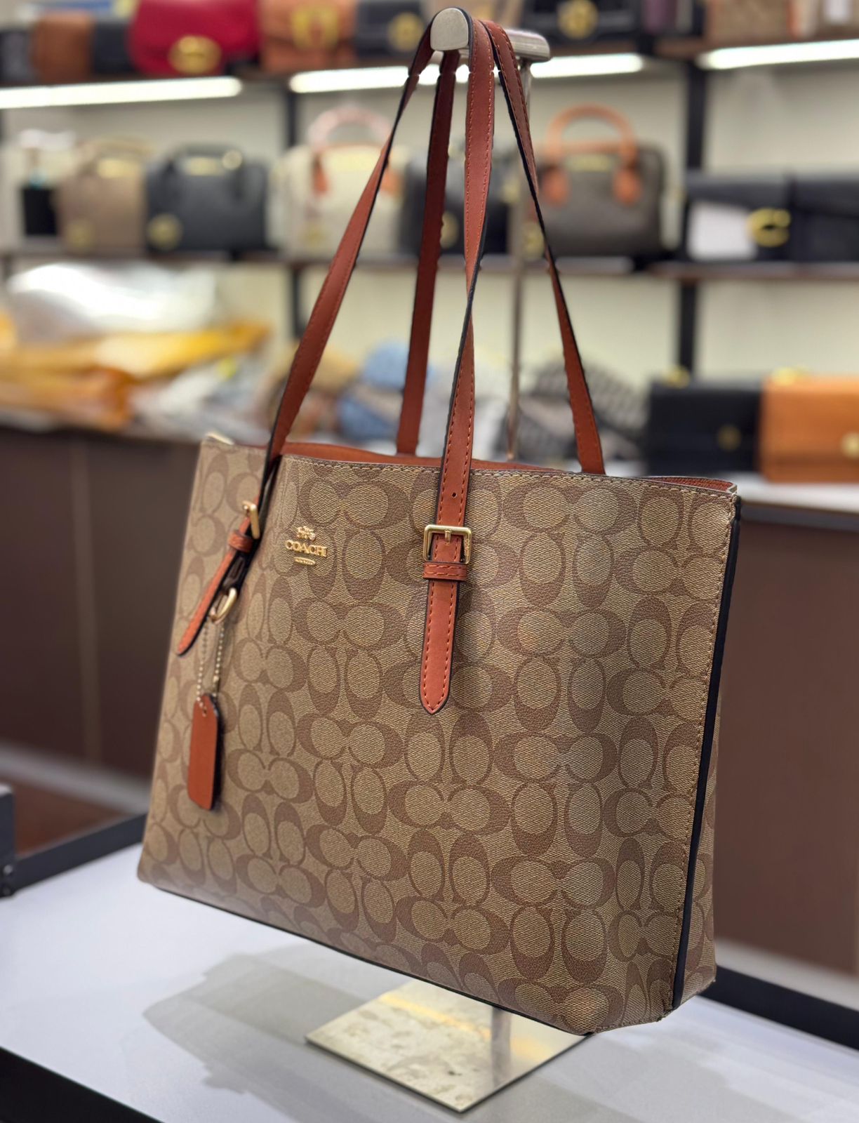 Luxury Brand Co-ach Mollie Tote bag for Women