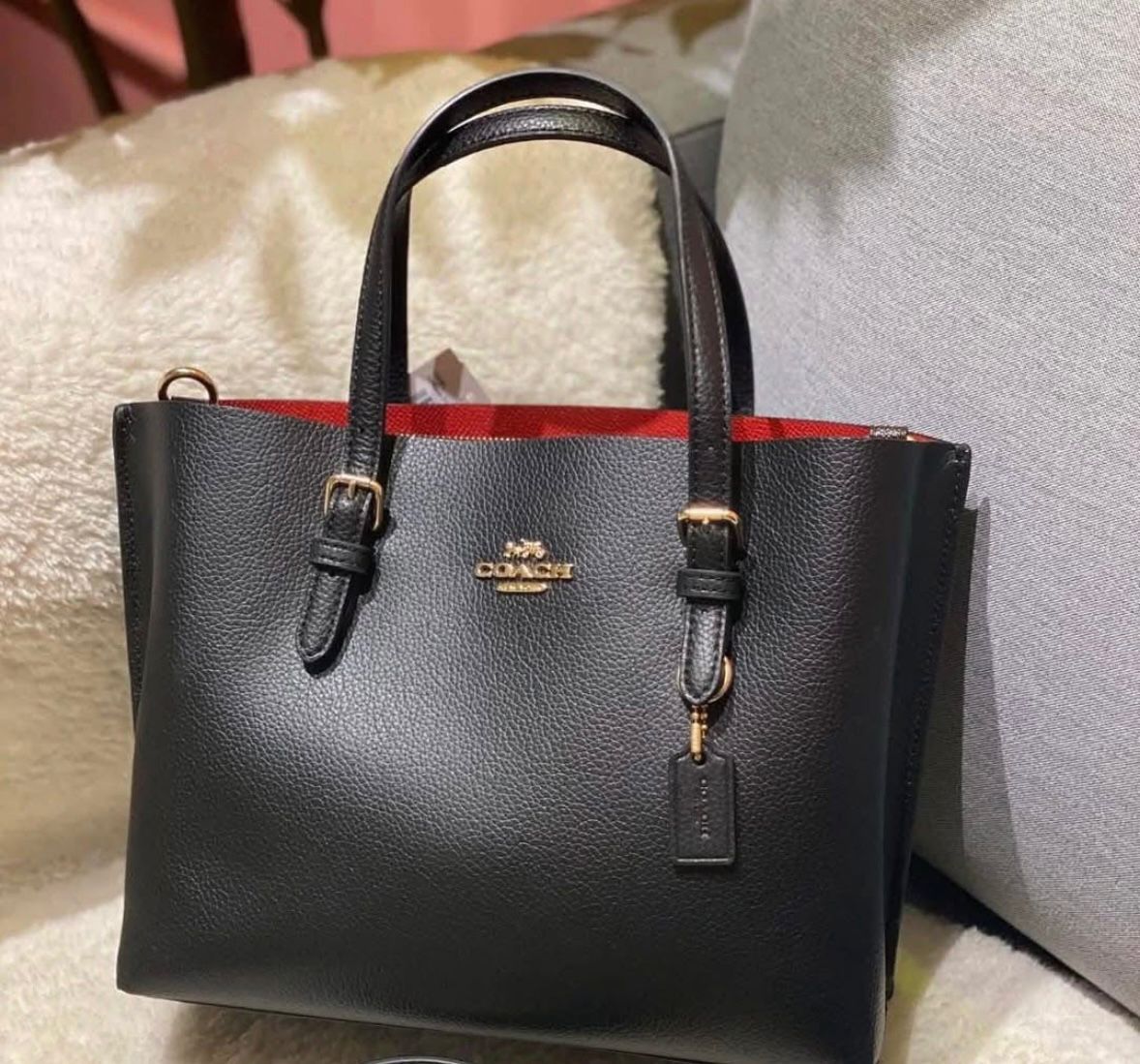 Luxury Brand Co-ach Mollie Tote bag for Women