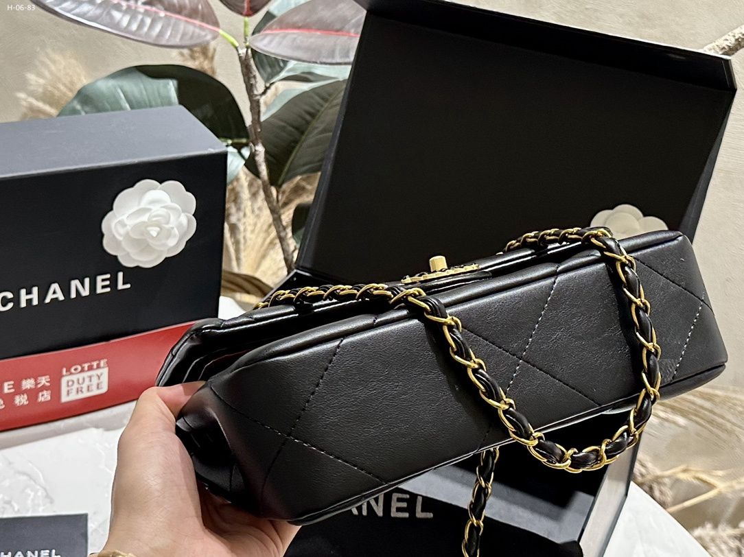 Famous CC Cha-nel 19 Handbag for Women