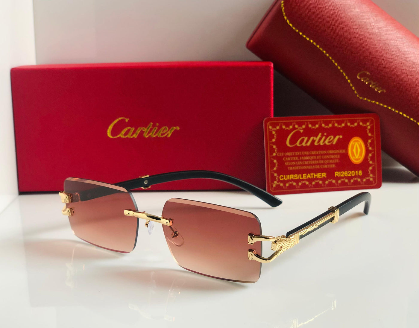 Famous Car-tier Sunglasses for Men and Women