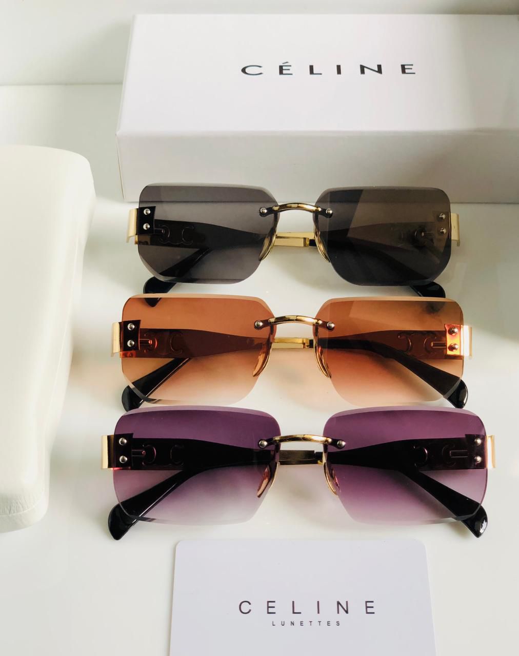 Fashion Brand Cel-ine Sunglasses for Men and Women