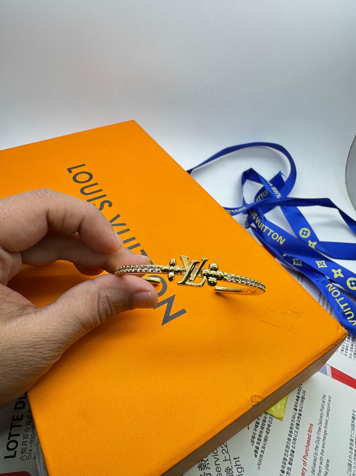 Luxury Brand L-V Lou-is Vui-tton Bracelet for Women