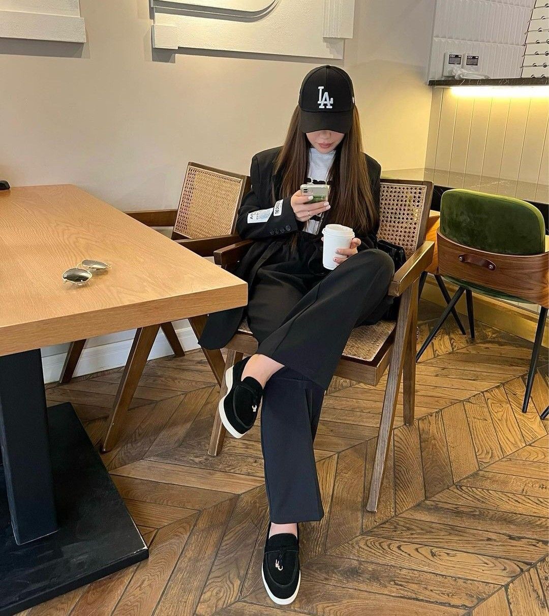 Lro Piana Black Shoes for Women