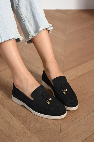 Lro Piana Black Shoes for Women