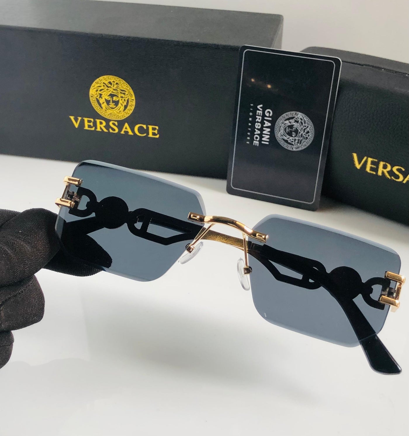 Ver sace Unisex Sunglasses for Men and Women