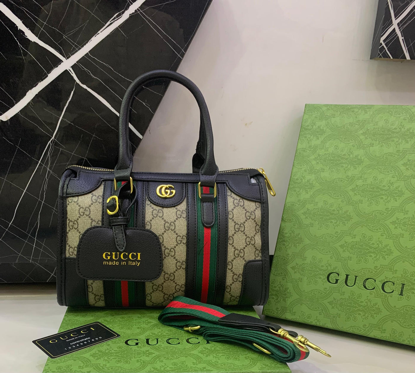 Famous brand GG Guc ci fashion duffle Crossbody bag for Women