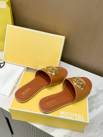 Famous Brand MK Mich-ael Ko-rs Imported Slippers for Women