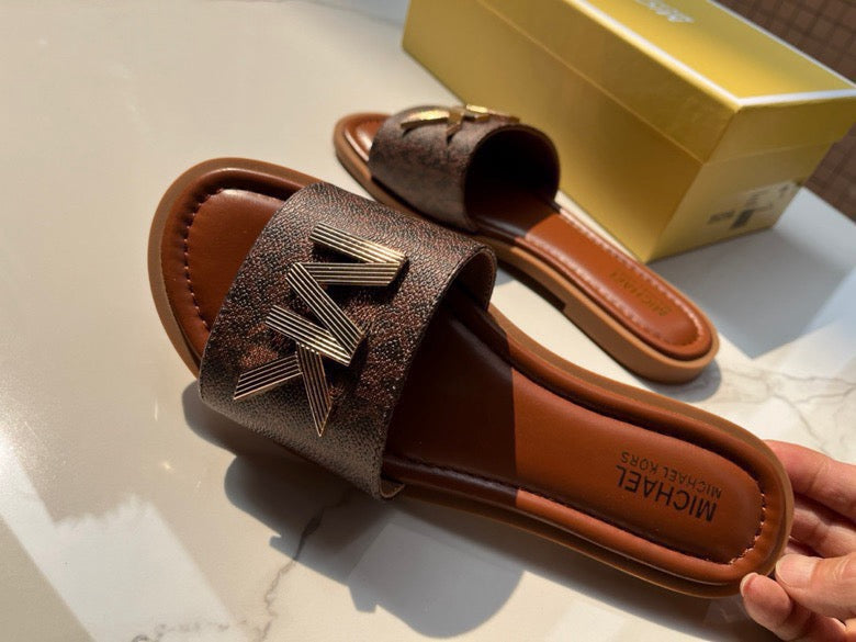 Famous Brand MK Mich-ael Ko-rs Imported Slippers for Women
