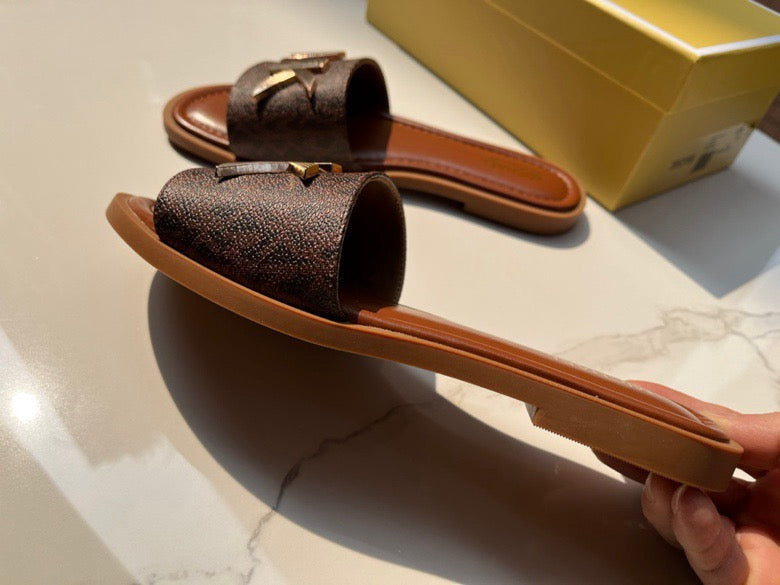 Famous Brand MK Mich-ael Ko-rs Imported Slippers for Women