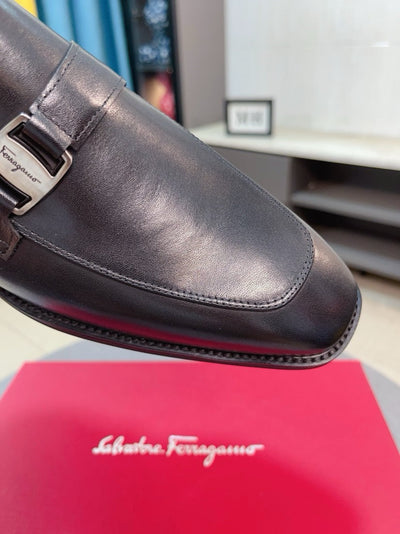 Famous Salva-tore Ferragamo Formal Leather Business Shoes for Men