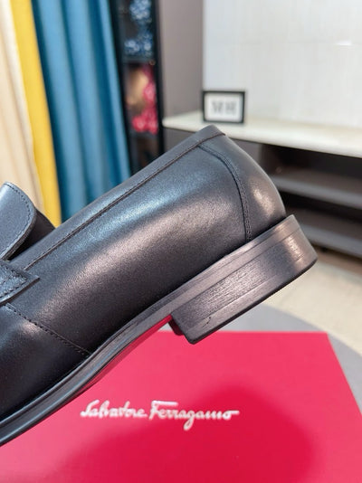 Famous Salva-tore Ferragamo Formal Leather Business Shoes for Men