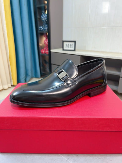 Famous Salva-tore Ferragamo Formal Leather Business Shoes for Men