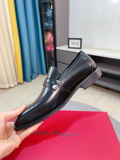 Famous Salva-tore Ferragamo Formal Leather Business Shoes for Men