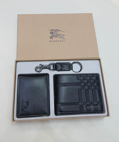 Famous Brands wallets cardholder and keychain Gift set For Men