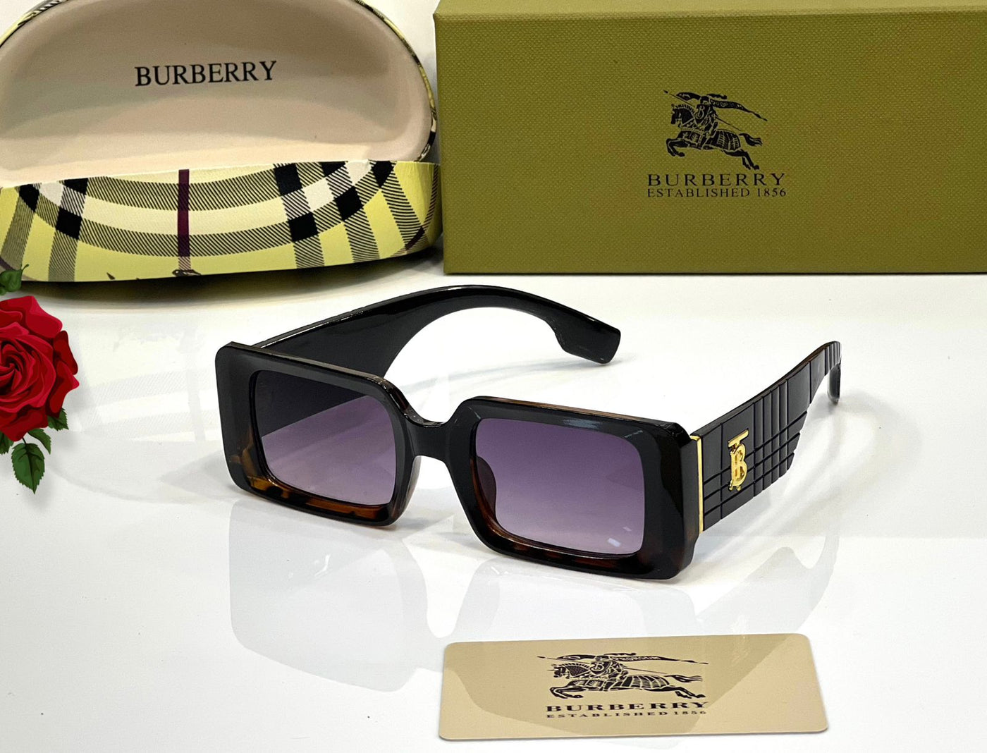Fashion Brand TB Bur-berry Sunglasses for Men and Women