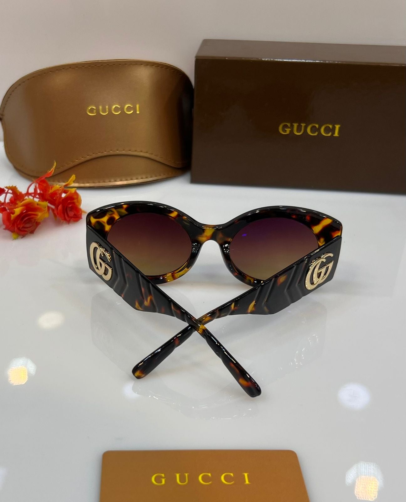 Designer GG Guc-ci Sunglasses for Women
