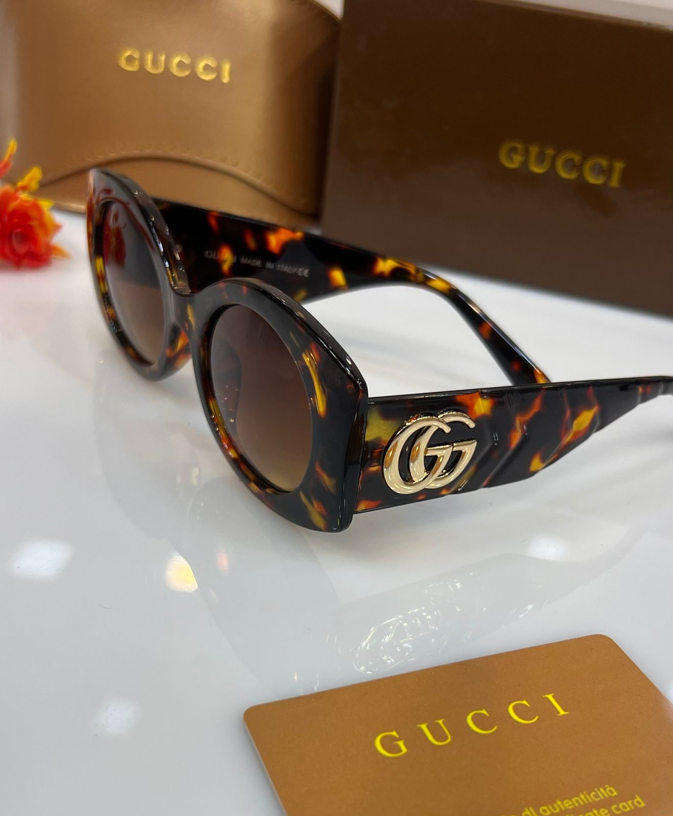 Designer GG Guc-ci Sunglasses for Women