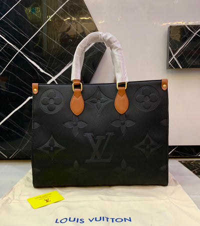 Luxury brand L-V tote bag for women
