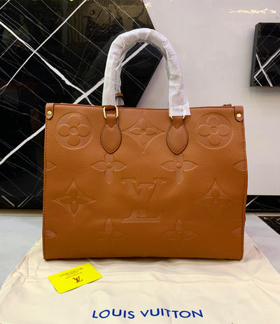 Luxury brand L-V tote bag for women