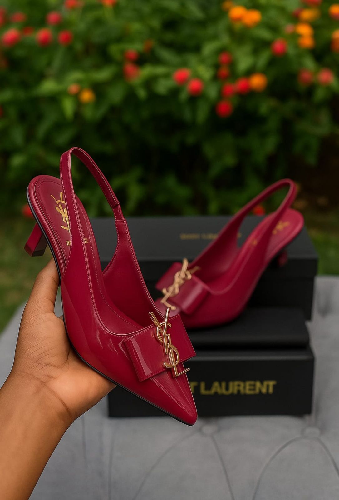 Fashion Brand Y- S-L heel For women