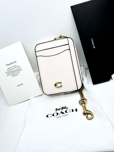 Famous Brand Coa-ch zip card case for women