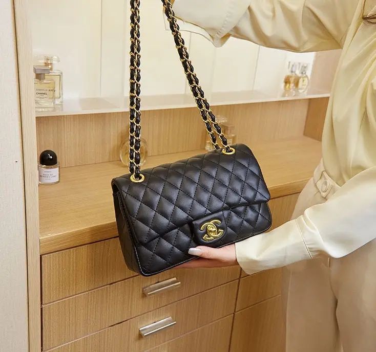 Luxury brand cha-nnel bag for women