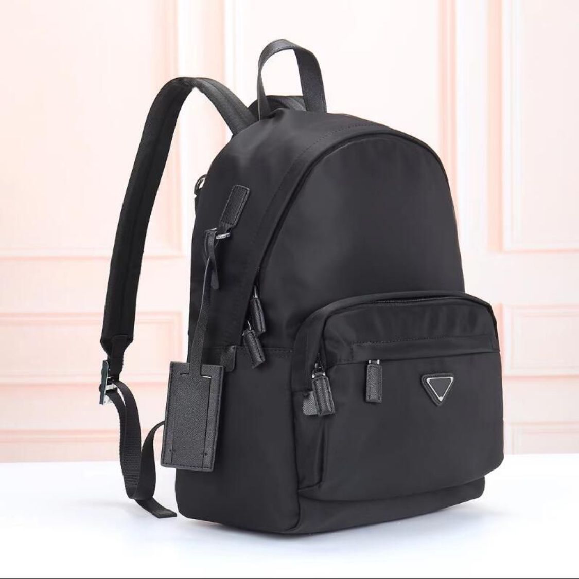 Fashion Brand Pr-ada bagpack for unisex