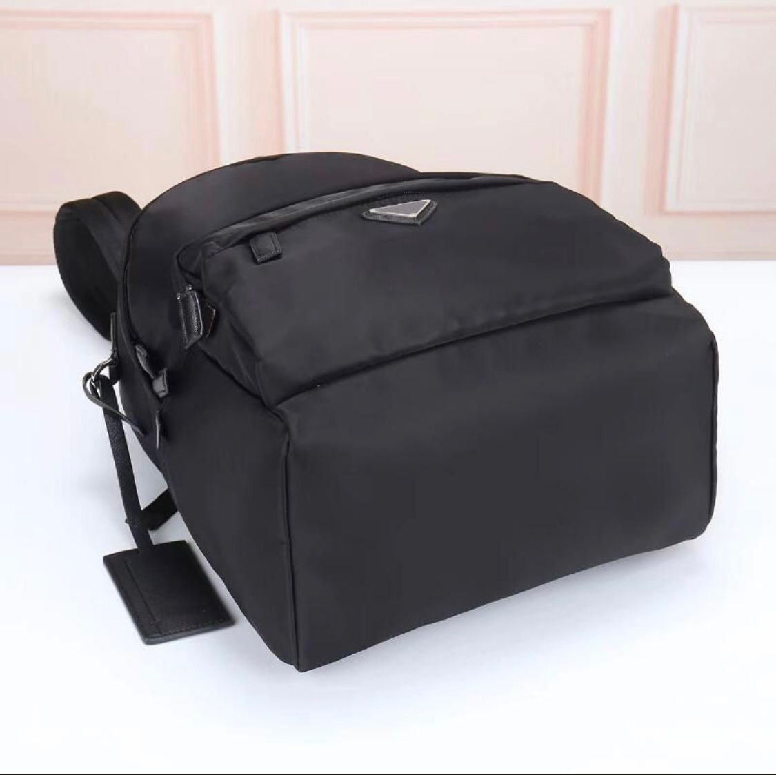 Fashion Brand Pr-ada bagpack for unisex