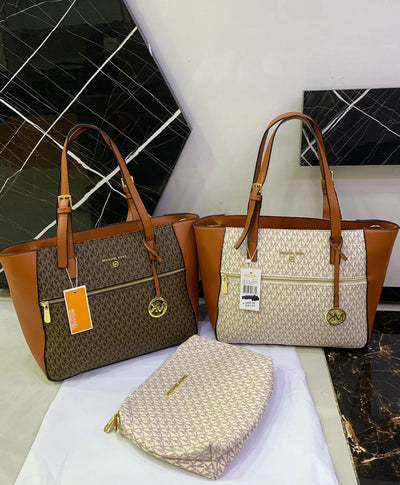 Micheal Kors MK tote bag with Pouch