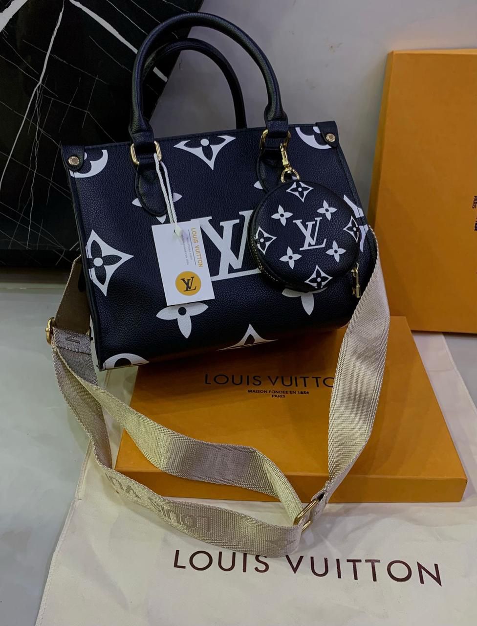 Louis Vuitton (LV) PM size with crossbody belt (strap) – Same as Original