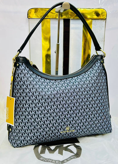 Michael Kors MK Large Hobo Shoulder Bag Black