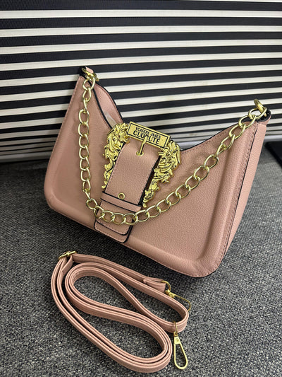 Versace Jeans Couture logo-buckle shoulder bag