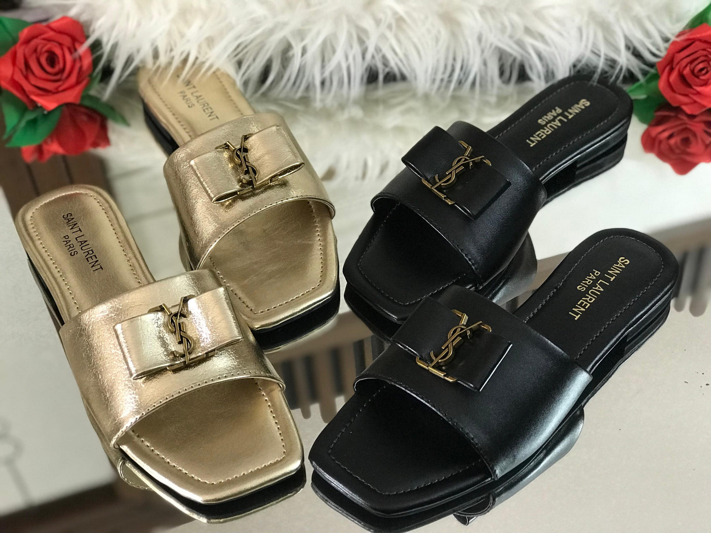 Yves Saint Laurent YSL Slippers