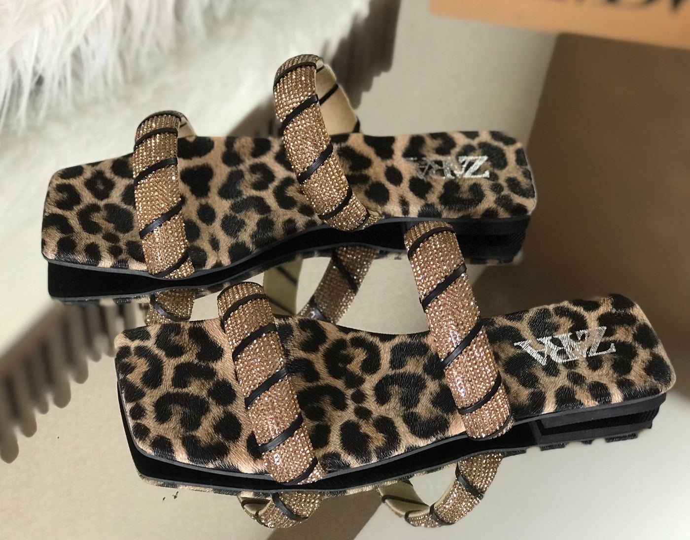 Zara Cheetah design Slipper