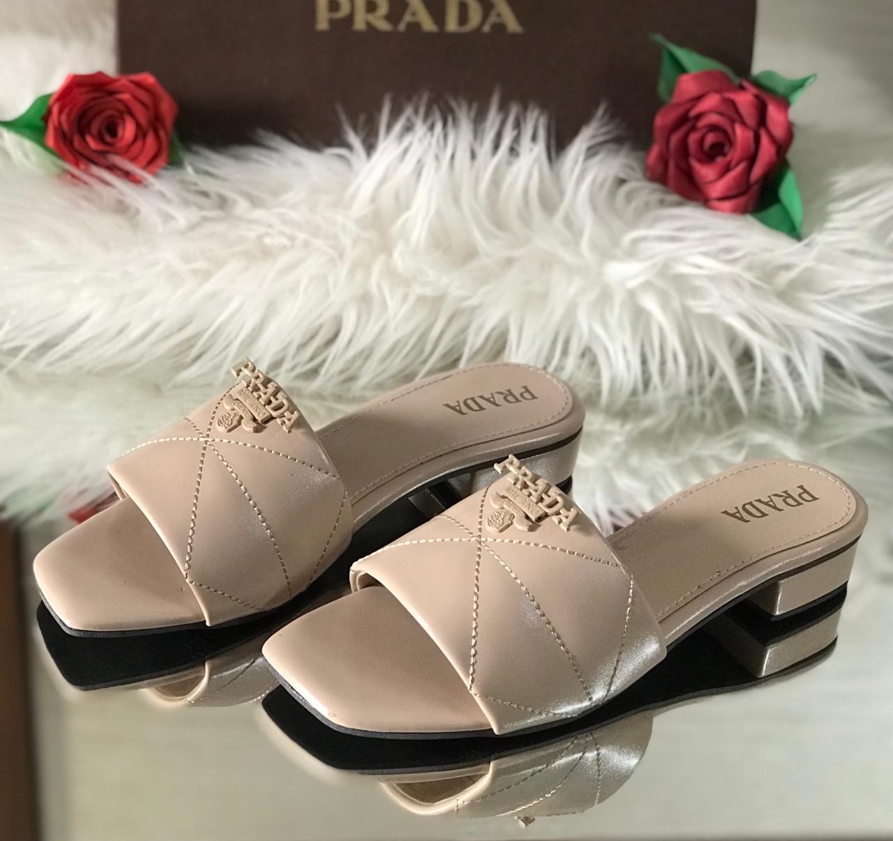 Prada Block Heel slipper