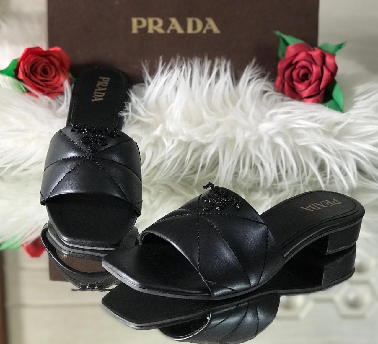Prada Block Heel slipper