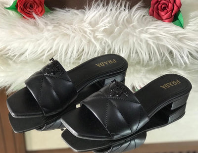 Prada Block Heel slipper