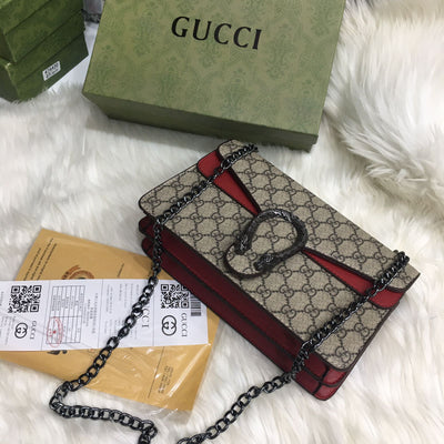 Luxury Brand G-G Gu-cci Dionysus Shoulder Bag for Women