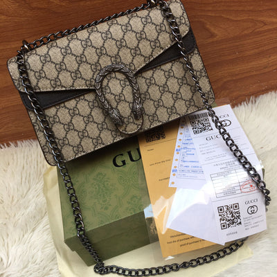 Luxury Brand G-G Gu-cci Dionysus Shoulder Bag for Women
