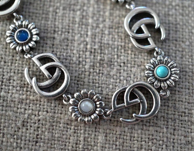 Designer GG Gu-cci Flower Earrings for Women