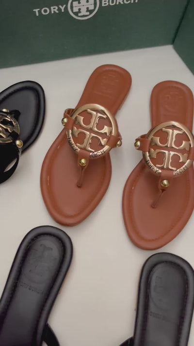 Luxury brand to-ry slippper for women